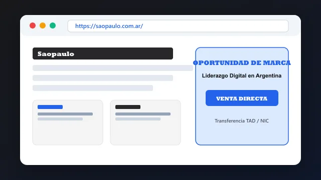 Modelo de aplicación comercial y proyectos digitales para saopaulo.com.ar
